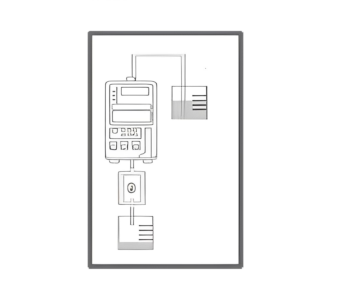Schematic representation of clinical infusion simulation test