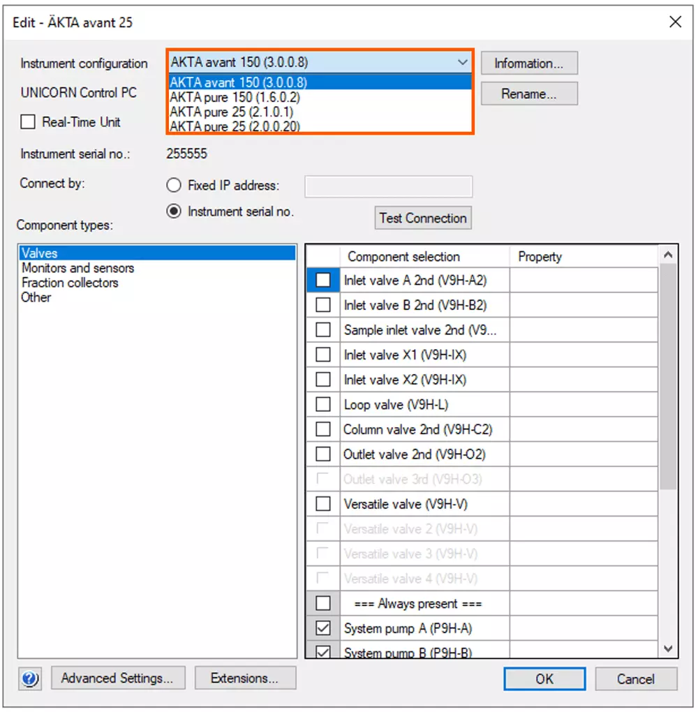 Administration Cytiva