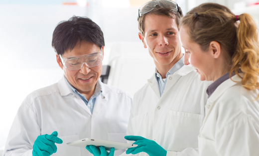 Scientists in lab spotlight