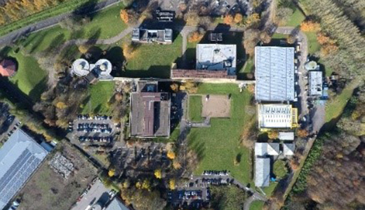 Centre of Excellence aerial shot