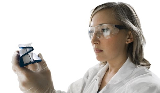 Scientist holding MagRack