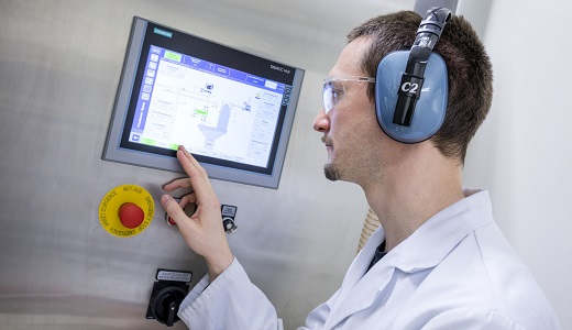 Manufacturing operator in a cell culture media facility