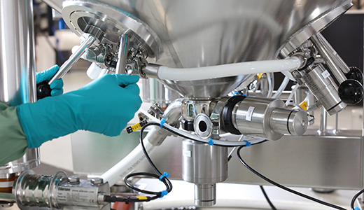 Air blow; BioProcess Resin Mixer