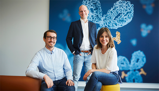 GoSilico’s founders Dr. Tobias Hahn, Dr. Thiemo Huuk, Dr. Teresa Baumann