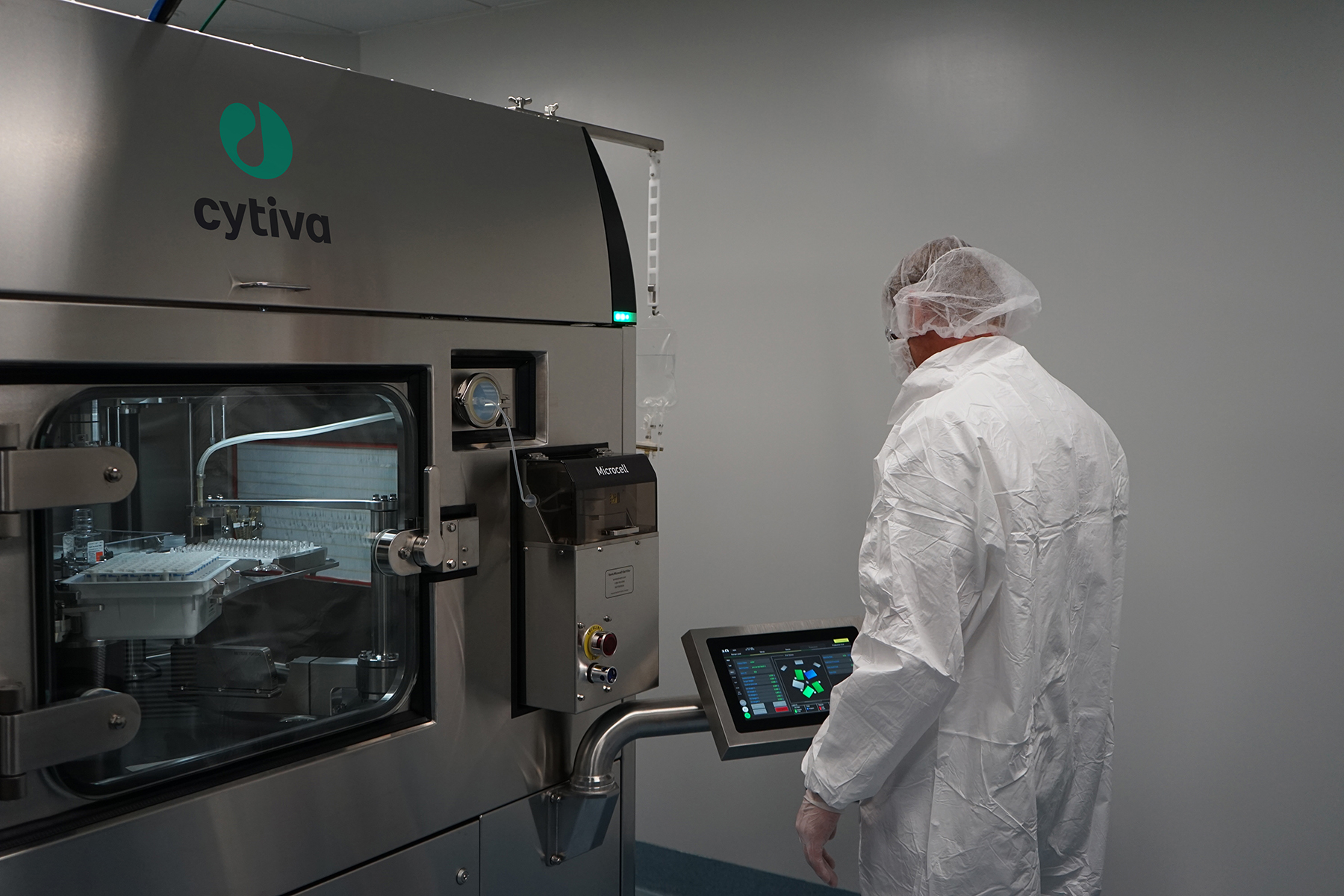 Robotic controls of the Microcell Vial Filler