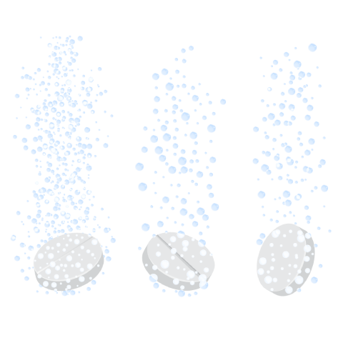 Dissolving tablets pictogram