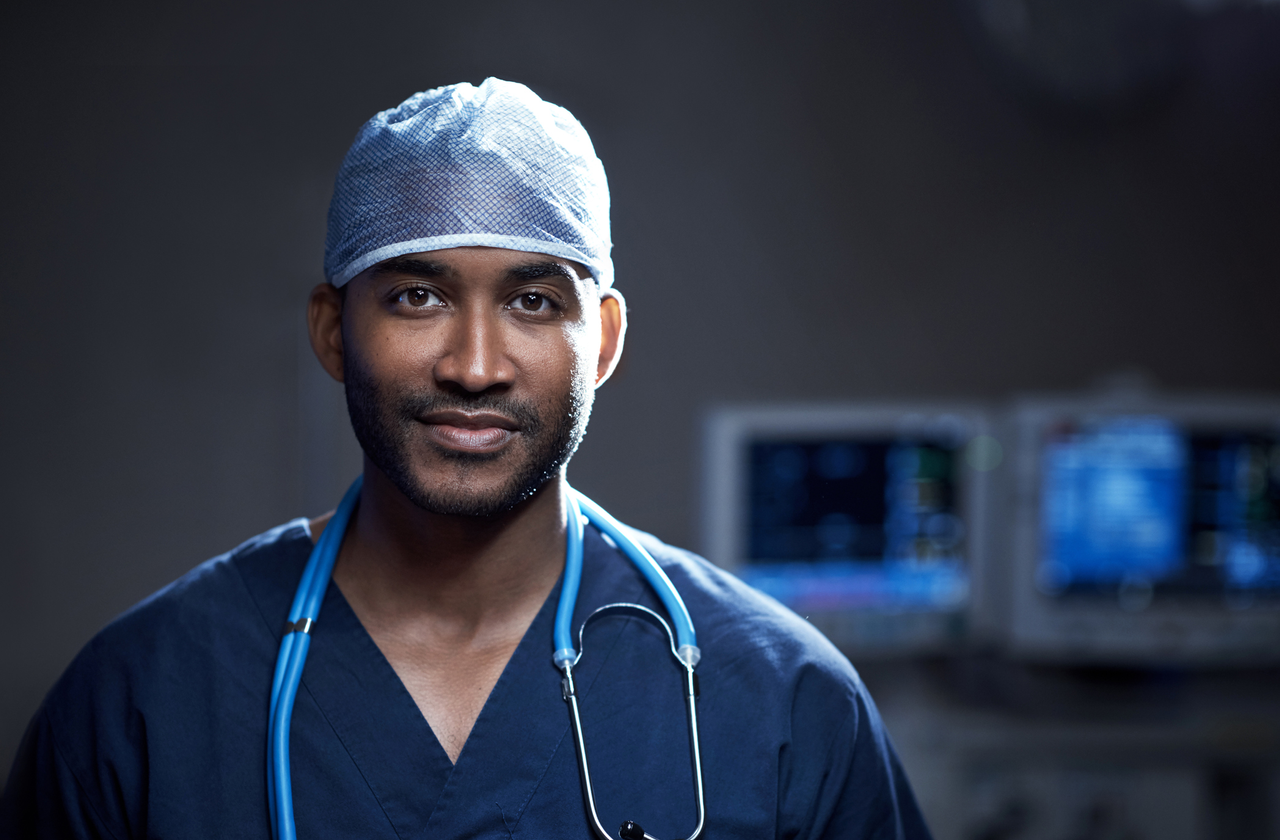 Clinical staff in medical setting